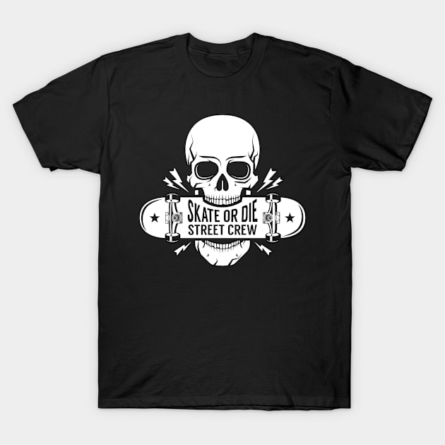 SK8 - Skateboard Street Lifestyle Sport T-Shirt by ShirzAndMore